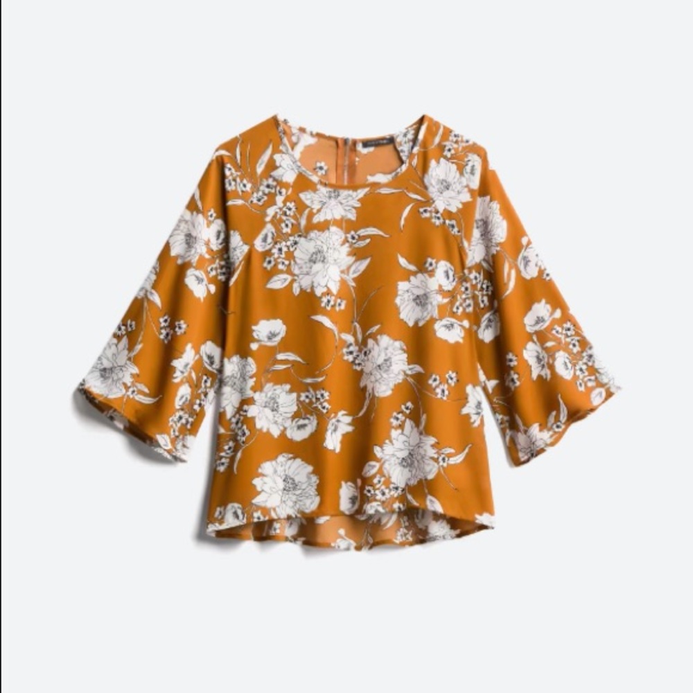 Crescent Floral Top